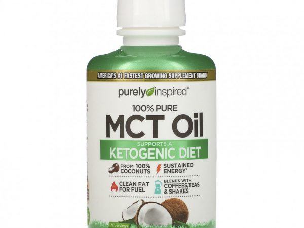 Purely Inspired, 100% чистое масло среднецепочечных триглицеридов, 475 мл (16 жидк. Унций)
