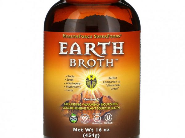 HealthForce Superfoods, Earth Broth, сила земли, версия 5, 454 г (16 унций)