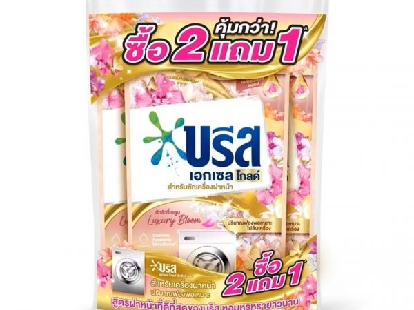 Breeze Excel Gold Luxury Bloom 800 Ml.(2+1) สำหรับเครื่องฝาหน้า