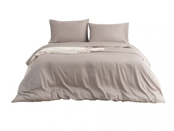 Hanky House Pure Bamboo Bedding Set 5pcs Queen Sand 5 Ft
