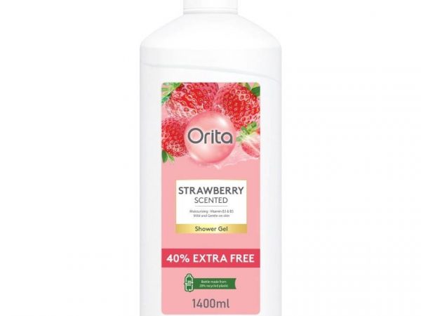 Orita Shower Gel Strawberry Scented 1400ml.