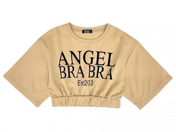 Angel Bra Bra Oversize Cropped Dumpling Brown