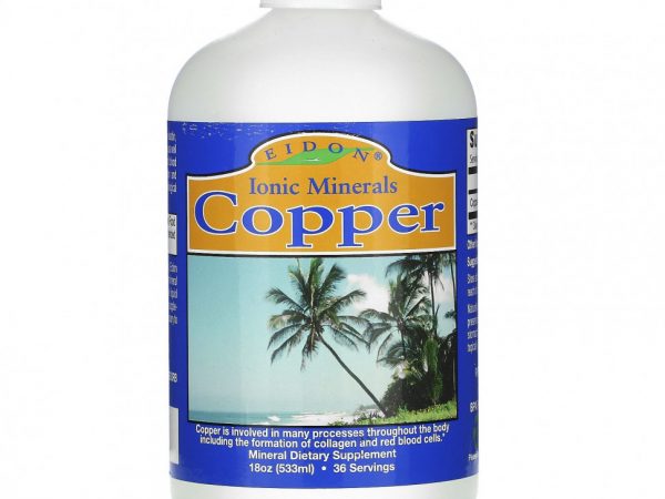 Eidon Mineral Supplements, Медь, 533 мл (18 унций)