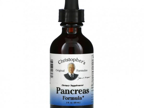 Christopher's Original Formulas, Добавка к пище для поджелудочной железы, 59 мл