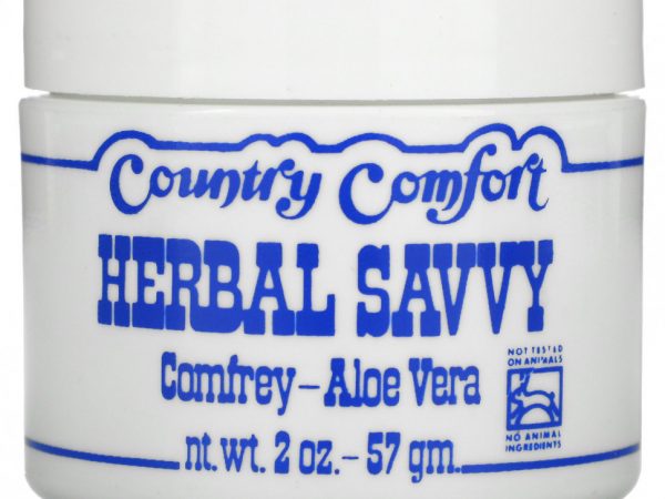 Country Comfort, Herbal Savvy, окопник и алоэ вера, 57 г (2 унции)
