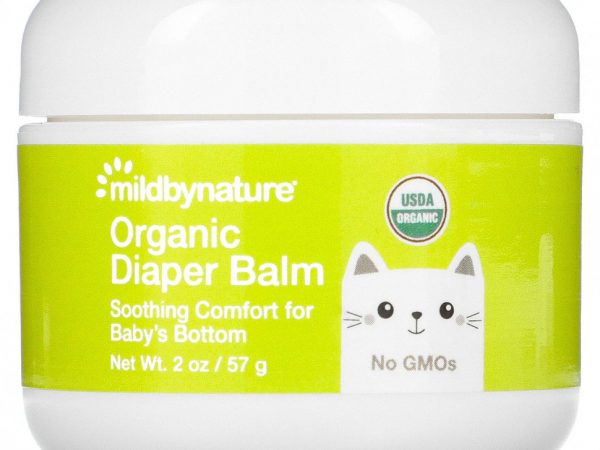 Mild By Nature, органический бальзам для подгузников, 57 г (2 унции)
