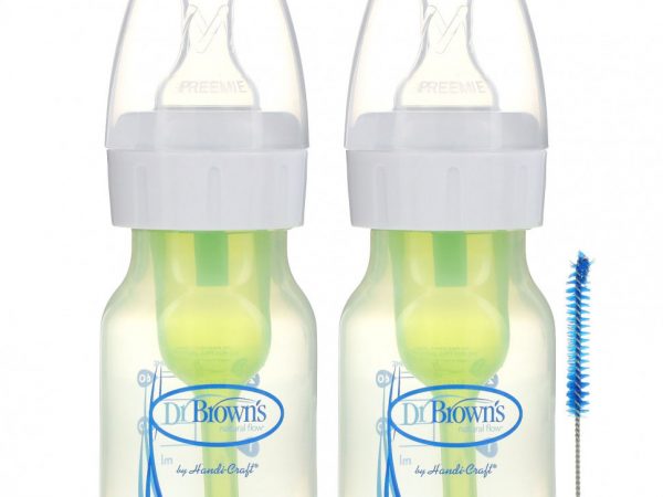 Dr. Brown's, Natural Flow, Anti-Colic Bottle, P/0+Months, 2 Pack, 2 oz (60 ml)Each