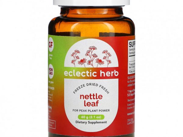 Eclectic Institute, Листья крапивы, натуральный порошок, 60 г