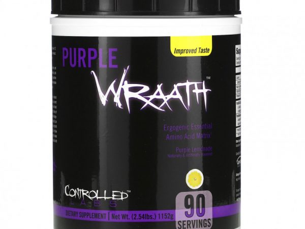 Controlled Labs, Purple Wraath, пурпурный лимонад, 1108 г