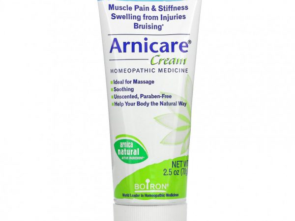 Boiron, Крем Arnicare, избавление от боли, без запаха, 2,5 унций (70 г)