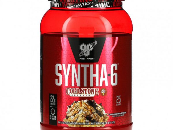 BSN, Syntha-6, маслобойна с холодными камнями, германхолатекаке, 1,17 кг (2,59 фунта)