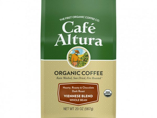 Cafe Altura, органический кофе, венская смесь, темная обжарка, цельные зерна, 567 г (20 унций)