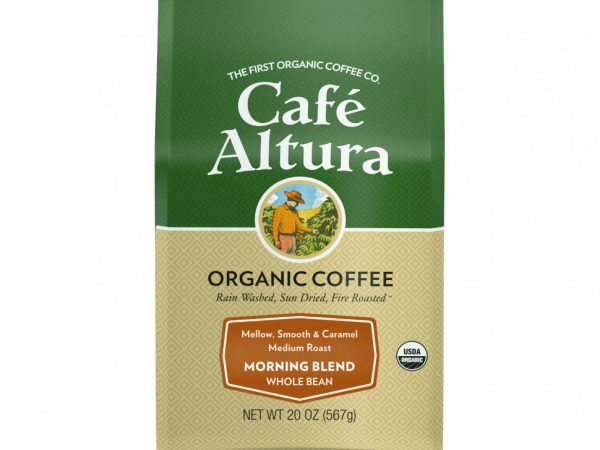 Cafe Altura, органический кофе, утренняя смесь, цельные зерна, средняя обжарка, 567 г (20 унций)