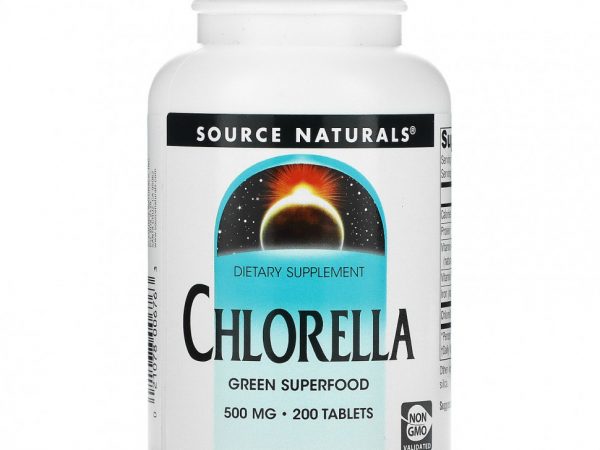 Source Naturals, Хлорелла 200 таблеток