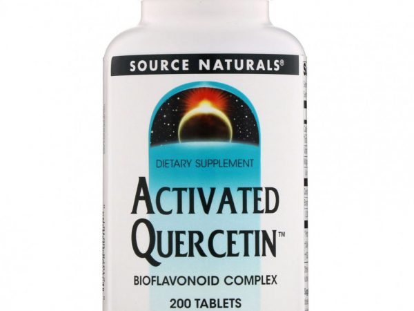 Source Naturals, Активированный кверцетин, 200 таблеток