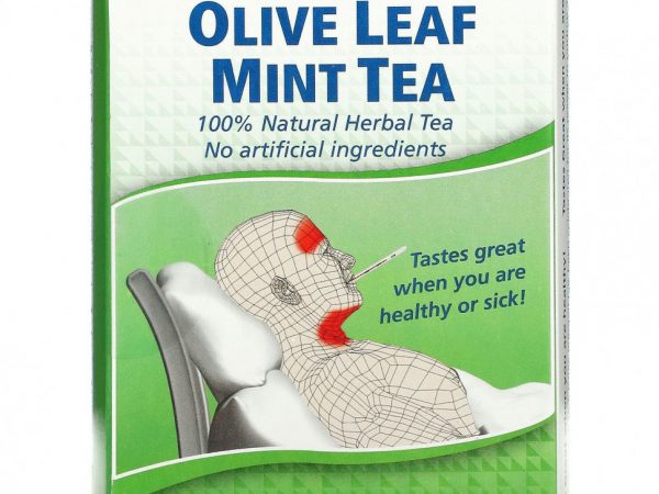 Seagate, Мятный чай с оливковыми листьями, 24 чайных пакетика, 1,3 унции (36 г)