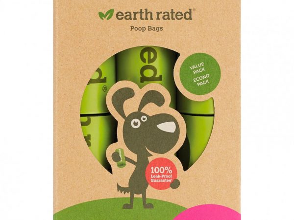 Earth Rated, пакеты для уборки за собаками, лаванда, 270 пакетов