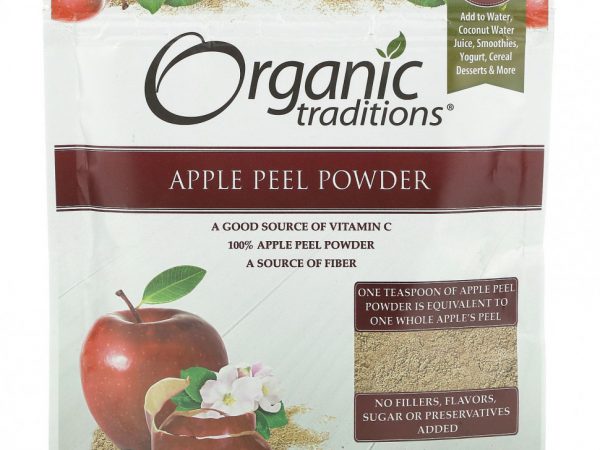 Organic Traditions, Порошок из яблочной цедры, 100 г (3,5 унции)