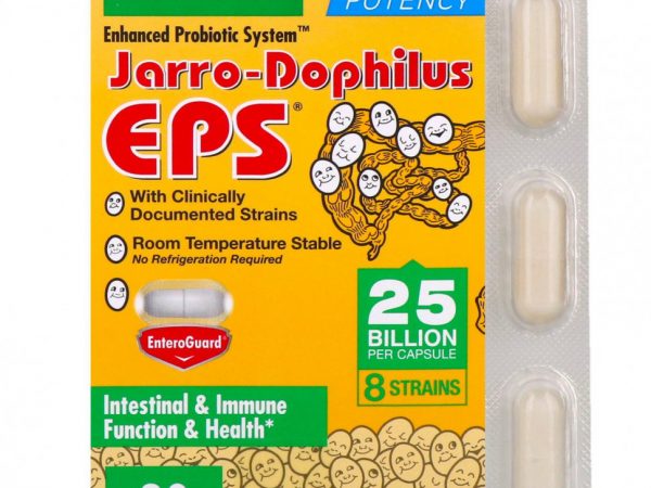 Jarrow Formulas, Jarro-Dophilus EPS, 25 миллиардов, 30 вегетарианских капсул