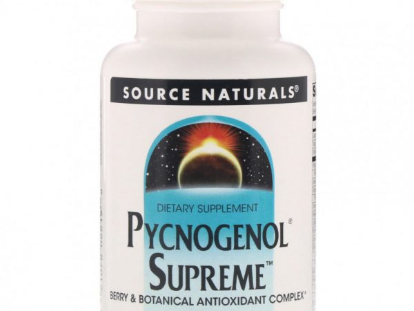 Source Naturals, Пикногенол Supreme, 30 таблеток