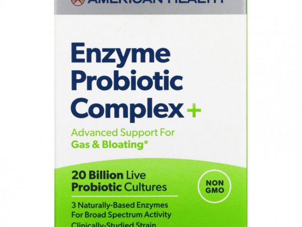 American Health, Enzyme Probiotic Complex +, 30 капсул