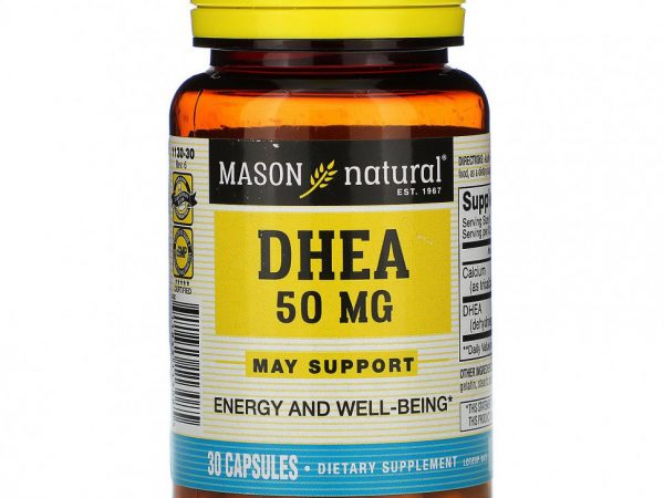 Mason Natural, ДГЭА, 50 мг, 30 капсул