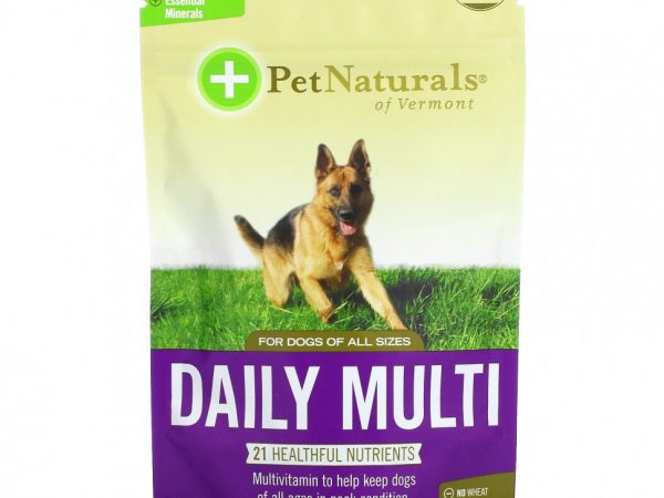 Pet Naturals of Vermont, Ежедневный мультивитамин, для собак, 30 жевательных таблеток, 3,70 унции (105 г)