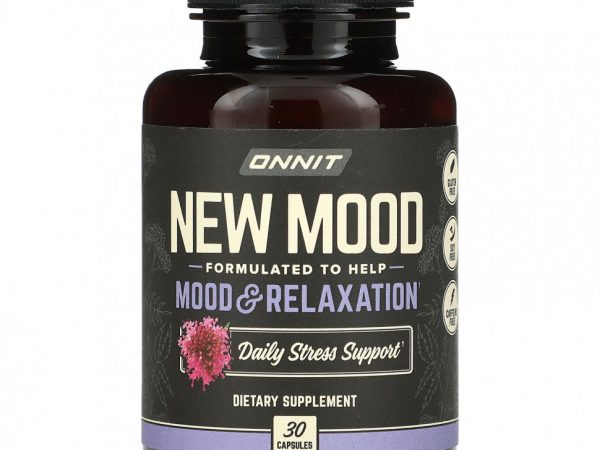 Onnit, 'Новое настроение', настроение и релаксация, 30 капсул