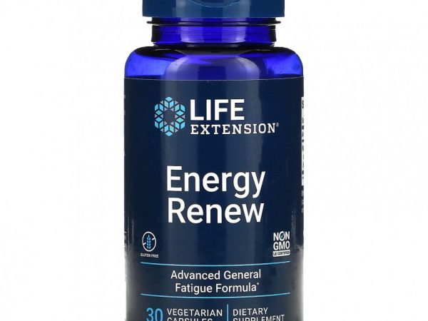 Life Extension, Energy Renew, 30 вегетарианских капсул