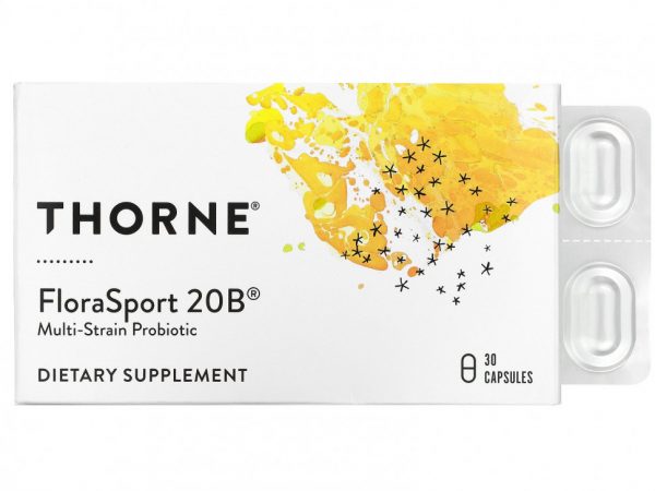 Thorne Research, FloraSport 20B, 30 капсул