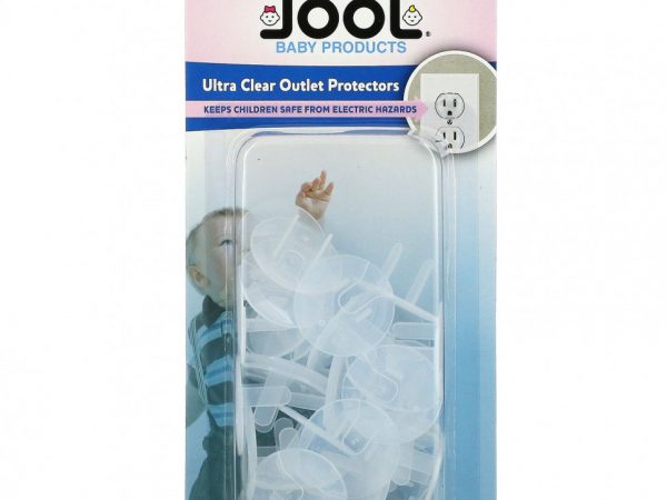 Jool Baby Products, Прозрачные защитные пленки для розеток, 32 шт.