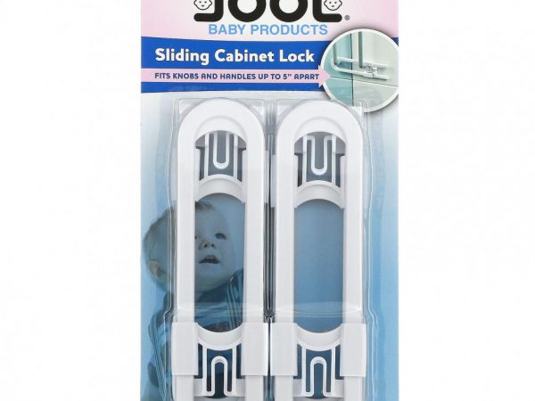 Jool Baby Products, Раздвижной замок для шкафа, 4 шт. В упаковке
