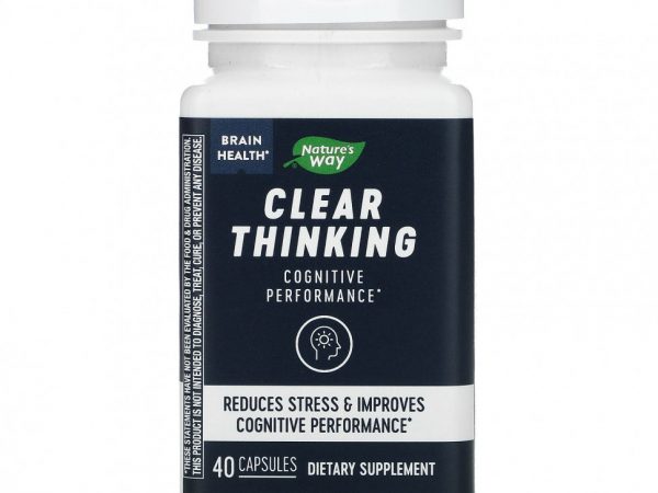 Nature's Way, Brain Health, ясное мышление, 40 капсул