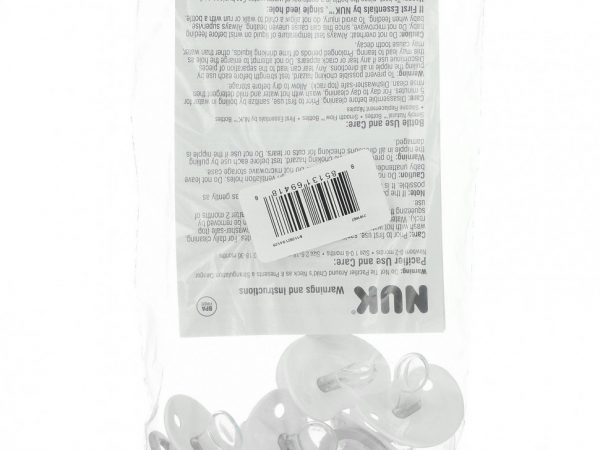 NUK, Ортодонтическая пустышка, недорогая упаковка для животных, для детей 0–6 месяцев, 5 упаковок