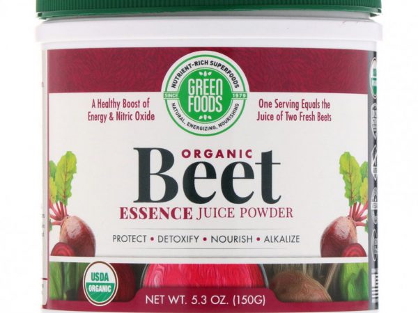 Green Foods, Порошок органического свекольного сока, 150 г