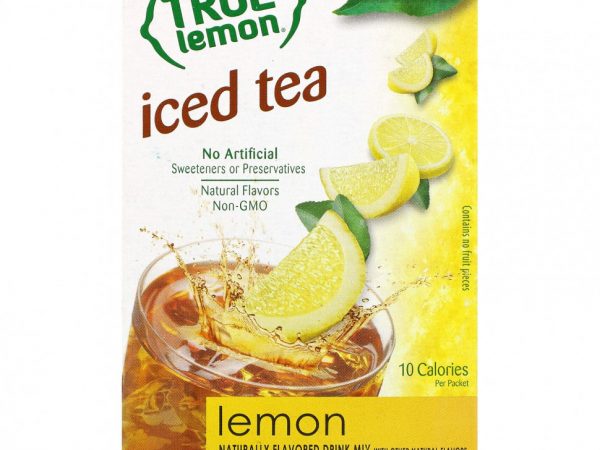 True Citrus, Чай со льдом, лимон, 6 пакетиков по 3 г (0,11 унции)