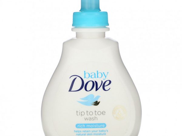 Dove, Baby, Средство для мытья кончиков пальцев ног, насыщенное увлажнение, 6,5 жидких унций (192 мл)