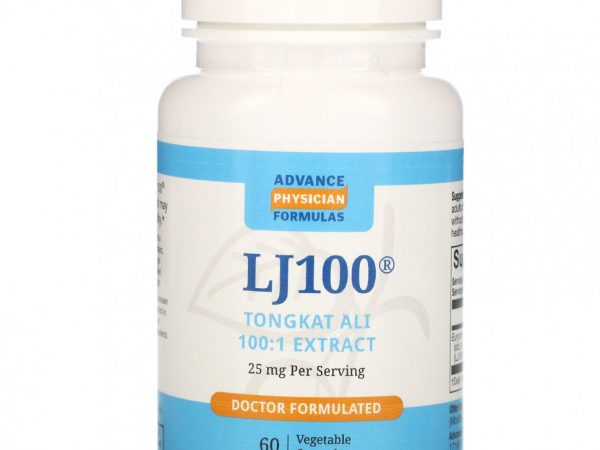 Advance Physician Formulas, LJ 100, 25 мг, 60 растительных капсул