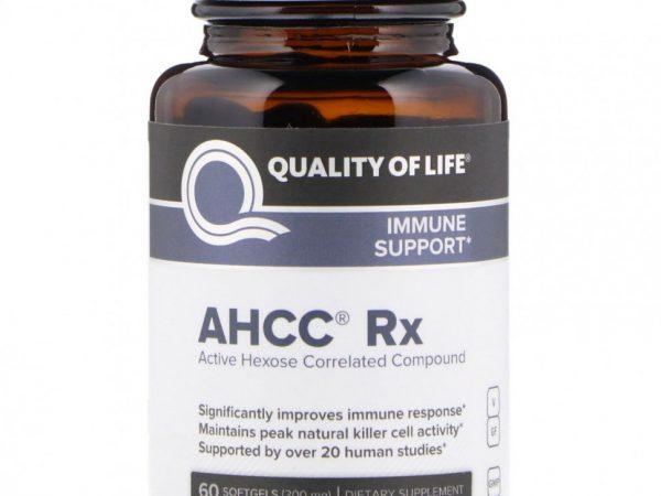 Quality of Life Labs, Быстроусваиваемый активный гемицеллюлозный компонент, 300 мг, 60 желатиновых капсул