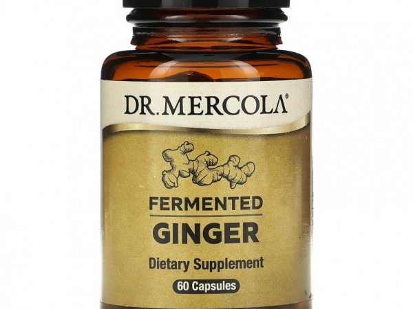 Dr. Mercola, ферментированный имбирь, 60 капсул