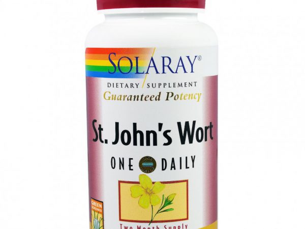 Solaray, Зверобой, One Daily, 60 таблеток