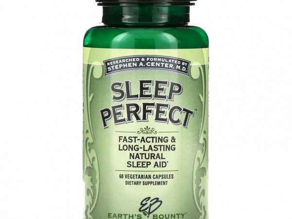 Earth's Bounty, Sleep Perfect, 60 вегетарианских капсул