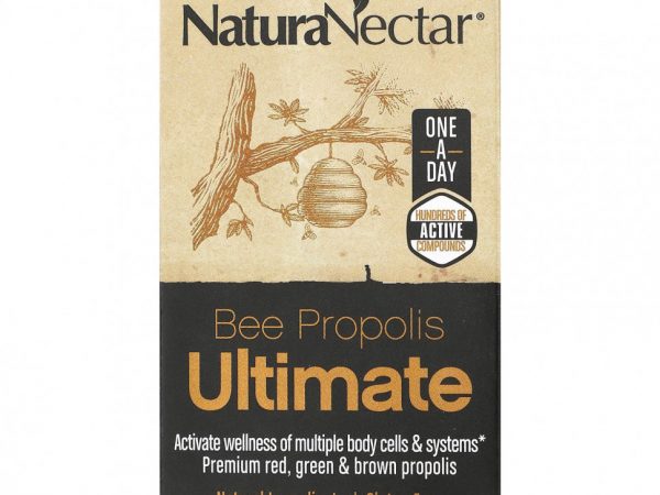 NaturaNectar, Bee Propolis Ultimate, 60 вегетарианских капсул