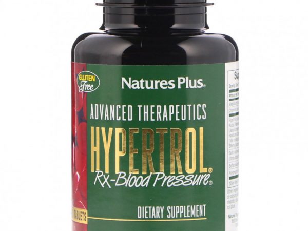 NaturesPlus, Advanced Therapeutics Hypertrol для кровяного давления, 60 таблеток
