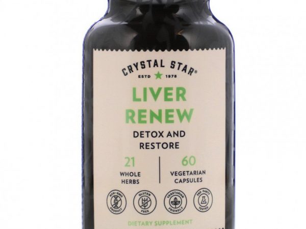 Crystal Star, Liver Renew, 60 вегетарианских капсул