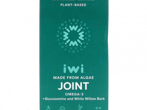 iWi, Joint, омега-3 + глюкозамин и кора белой ивы, 60 мягких таблеток