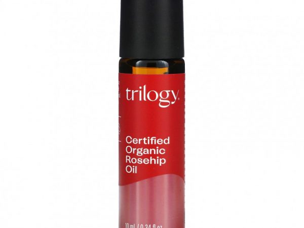 Trilogy, сертифицированное органическое масло шиповника в шариковом флаконе, 10 мл (0,34 жидк. унции)