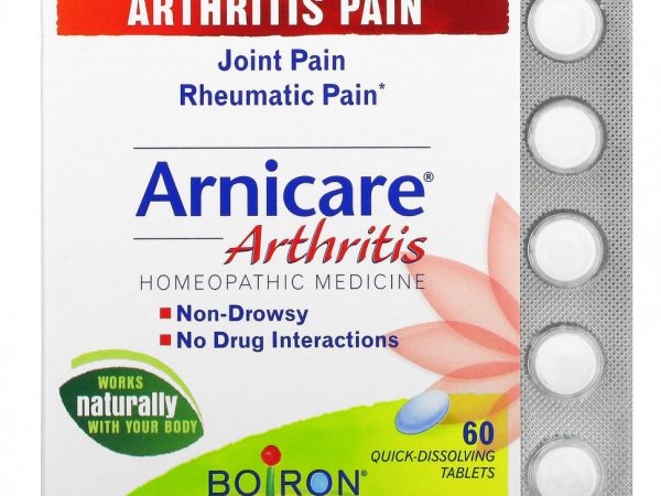 Boiron, Arnicare, при артрите, 60 быстрорастворимых таблеток