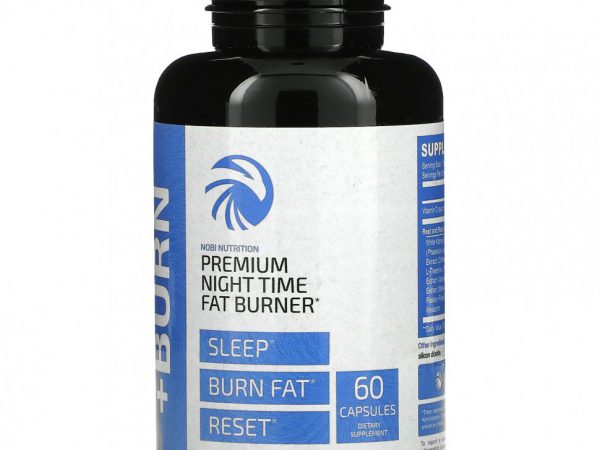 Nobi Nutrition, Премиум средство для сжигания жира в ночное время, 60 капсул