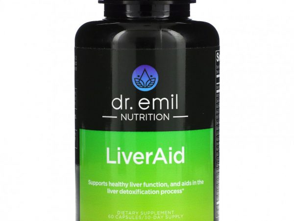 Dr Emil Nutrition, LiverAid, 60 капсул